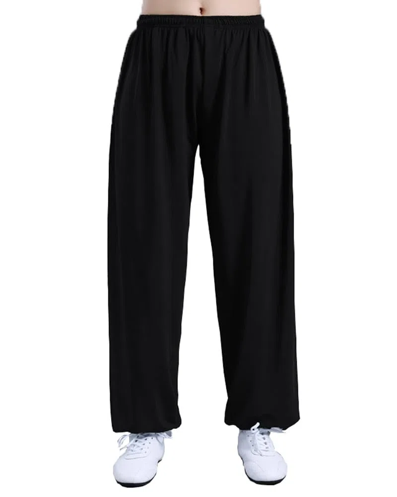 Pantaloni Kung Fu Tai Chi e Wing Chun Pantaloni da Uomo e da Donna Ampi e Piacevoli Arti Marziali Yoga