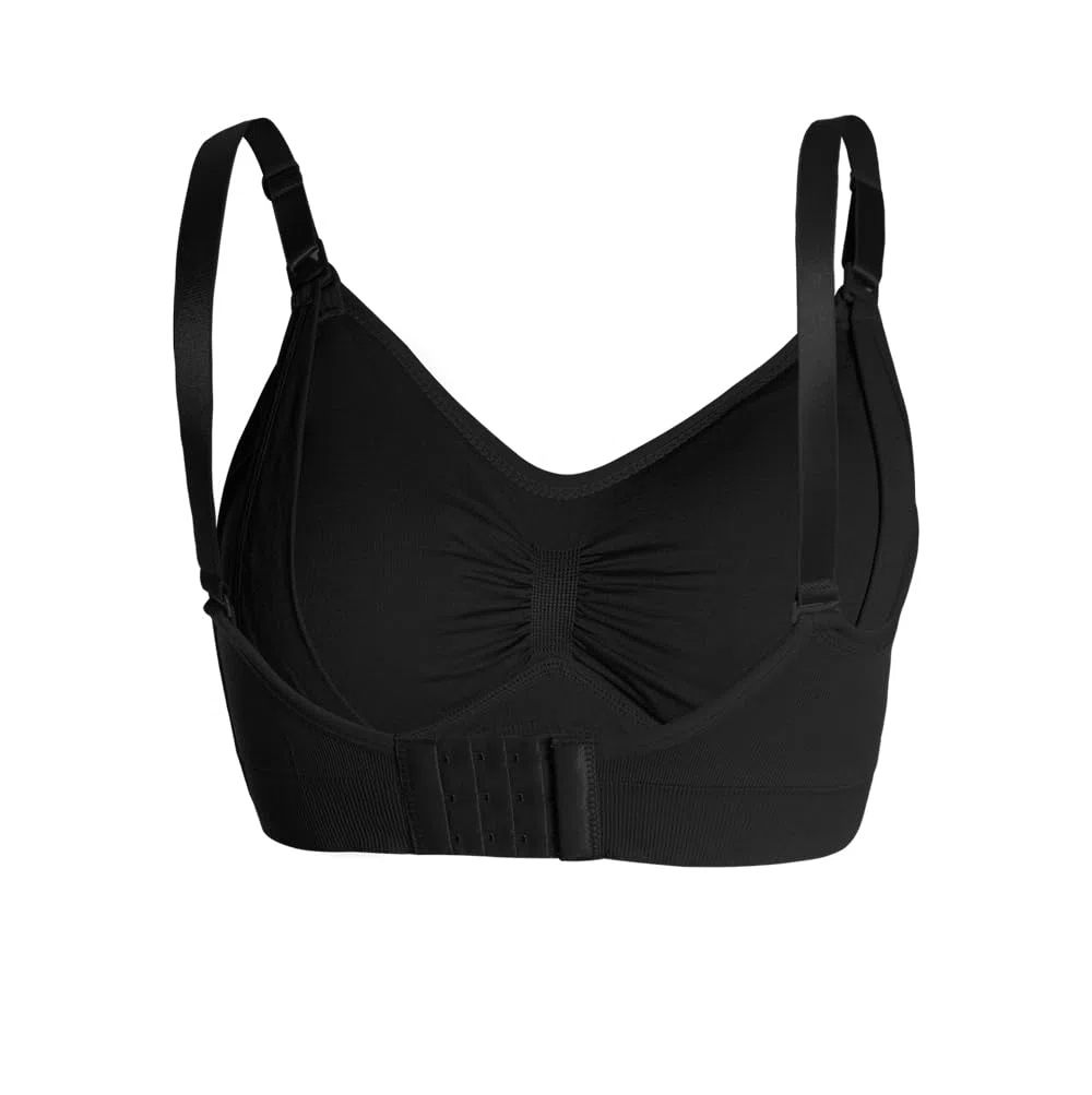 Confezione da 4 Reggiseno Allattamento per Le Donne, Morbido e Traspirante Reggiseno Senza Cuciture, con ulteriori Estensioni per Reggiseno e Clip