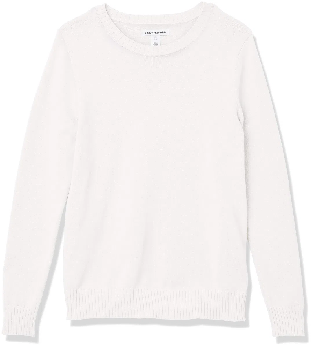 Amazon Essentials Maglione A Girocollo in 100% Cotone (Disponibile in Taglie Forti) Donna