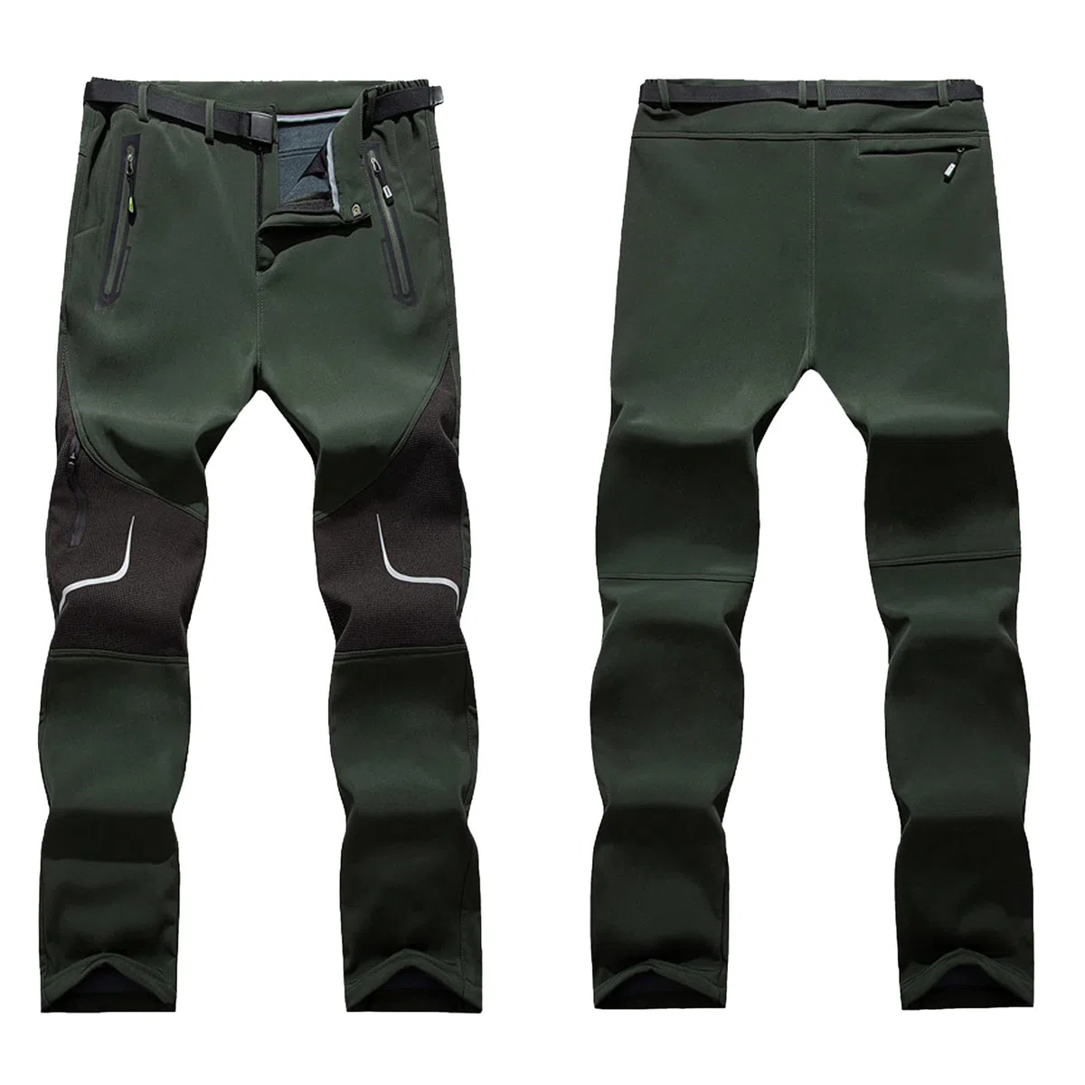 Pantaloni da neve da uomo, termici, impermeabili, antivento, per attività all'aria aperta, invernali, termici, imbottiti, per escursioni, sport, da sci, da ciclismo