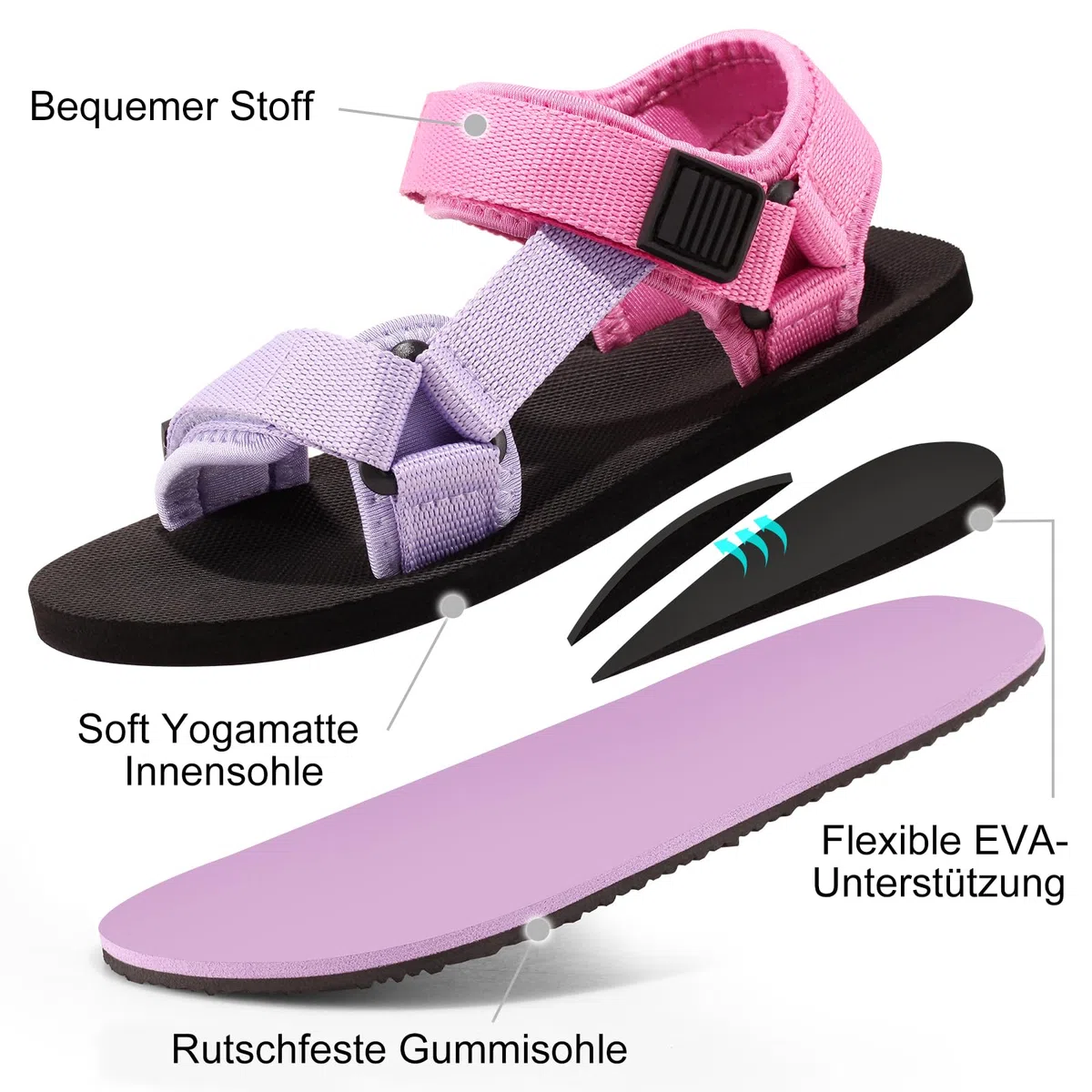 Sandali Ragazze Ragazze Scarpe da Esterno Kinder Sommer Sandali da Spiaggia