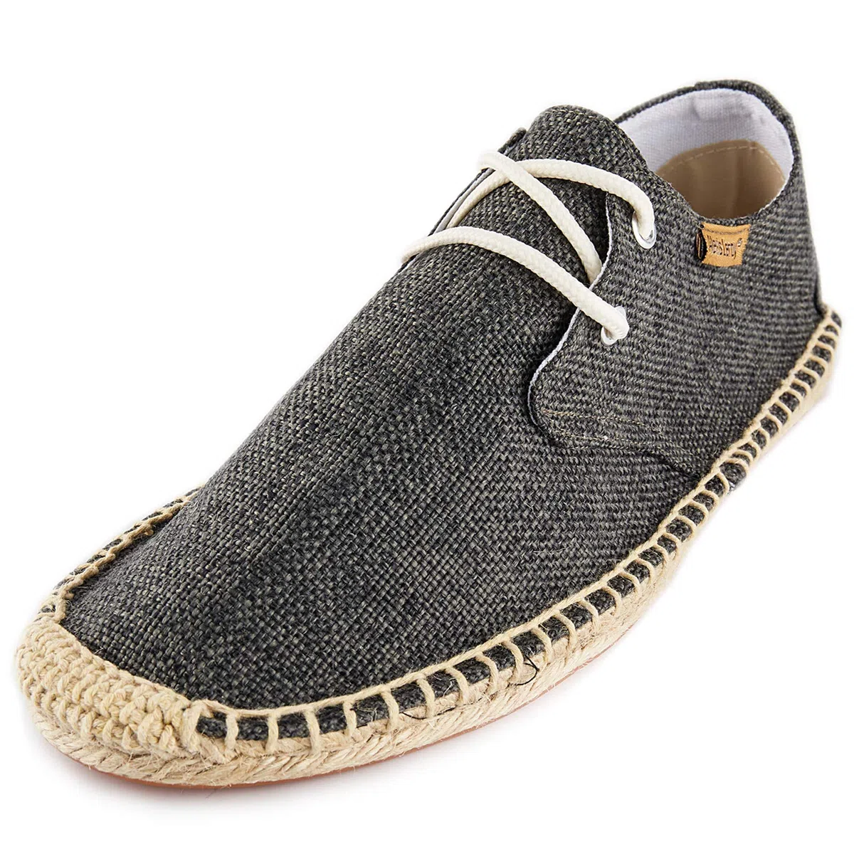 Alexis Leroy Tinta Unita Espadrillas Slip On Loafer Scarpe da Uomo Scarpe con Lacci
