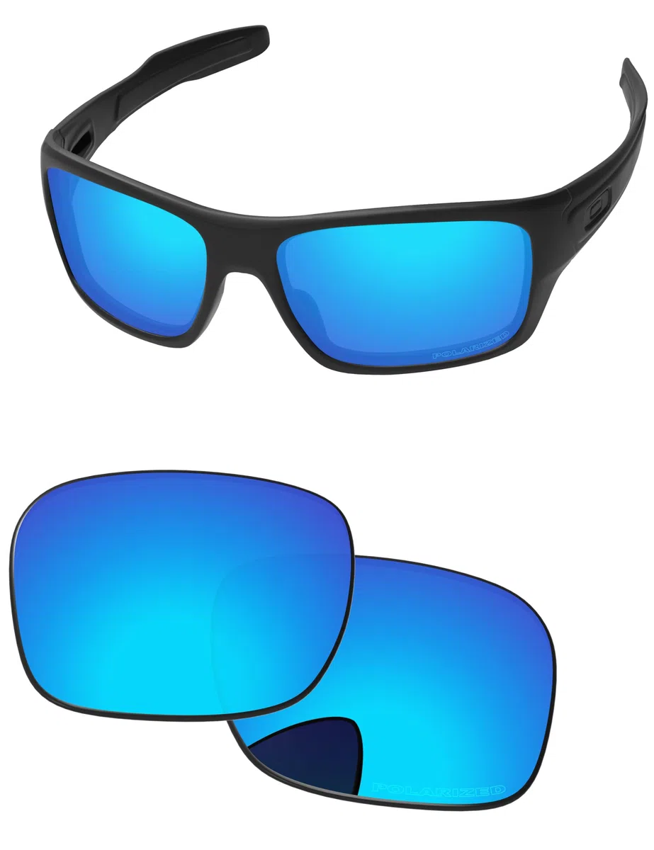 Lenti di ricambio per Oakley Turbine OO9263, Blu ghiaccio., Turbine