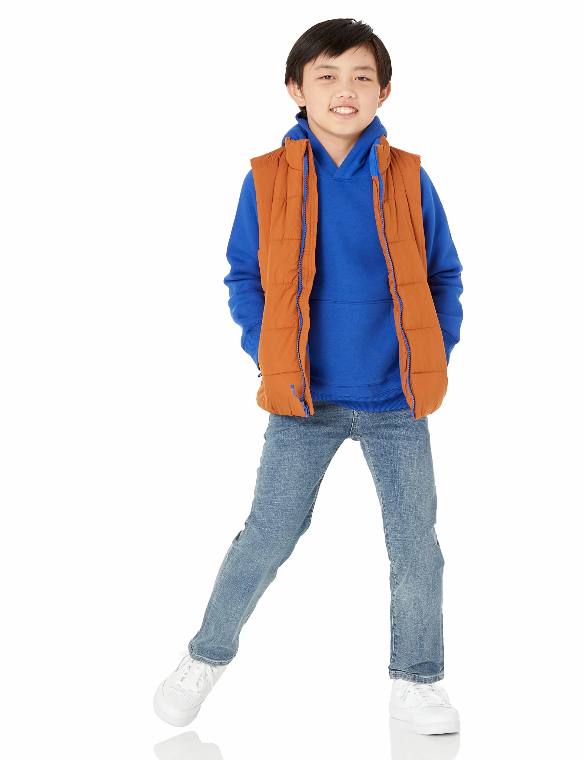 Amazon Essentials Bambino Gilet Imbottito Pesante da Esterno