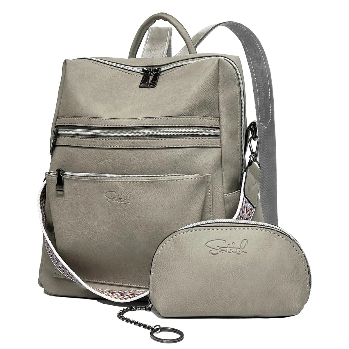 Donna Borse a Zaino Borsa a Zainetto Tracolla Zaini, Casual Daypack 2 in 1 Set Viaggio Impermeabile Antifurto per Lavoro Scuola Tracolla