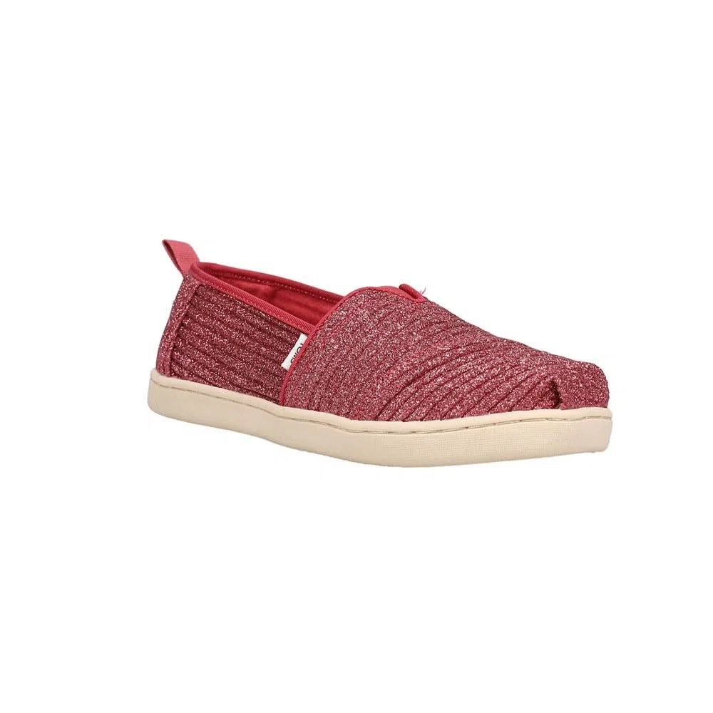 TOMS Glitter Alpargata, Mocassino Basso Bambine e Ragazze