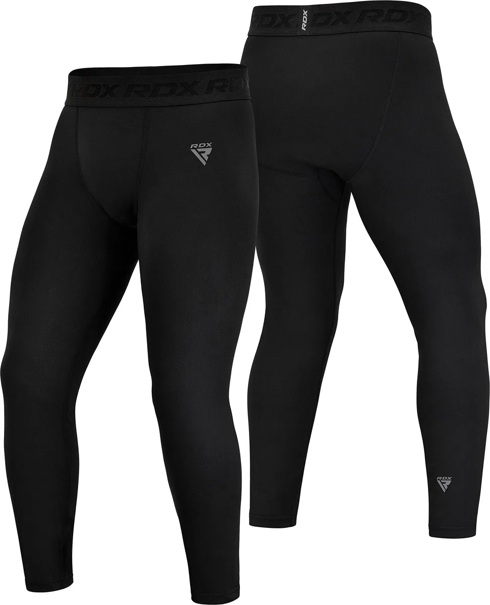 RDX MMA Pantaloni a Compressione, Sport Quick Dry Corsa Lunga Comodo Perfetto per Allenamento Atletico, Fitness, Ciclismo, Yoga, Basket, attività all'aperto, Esercizio di Palestra in Casa