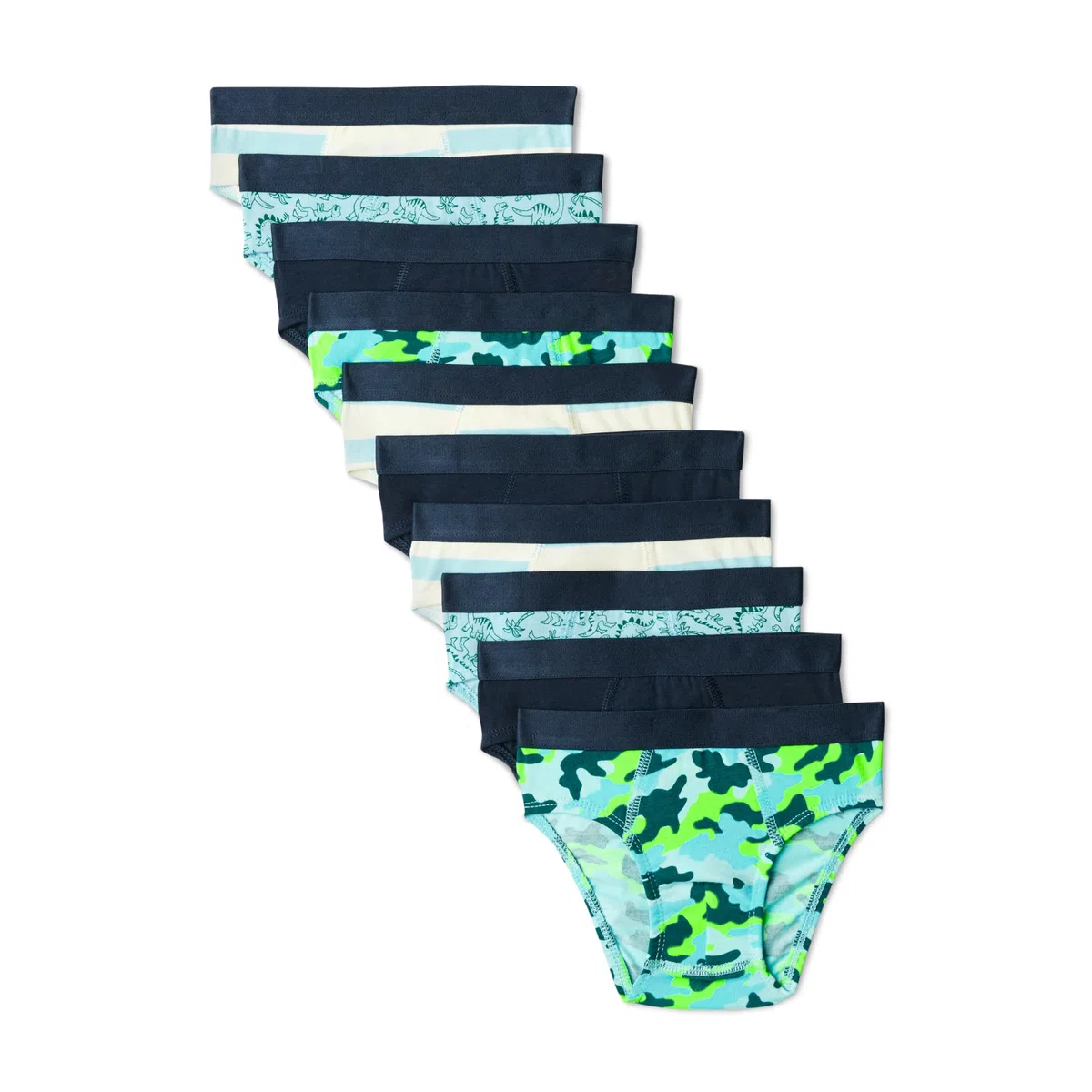 Amazon Essentials Slip in Jersey di Cotone Bambini e Ragazzi, Confezione da 10