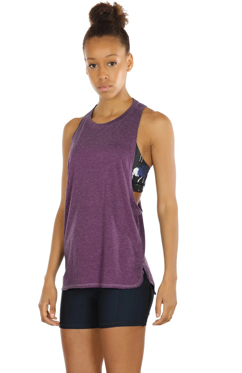 icyzone Canotta Donna Sportiva Traspirante e Sciolto Senza Maniche Atletica Palestra Camicie Corsa Yoga Tank Top (Pacco da 3)