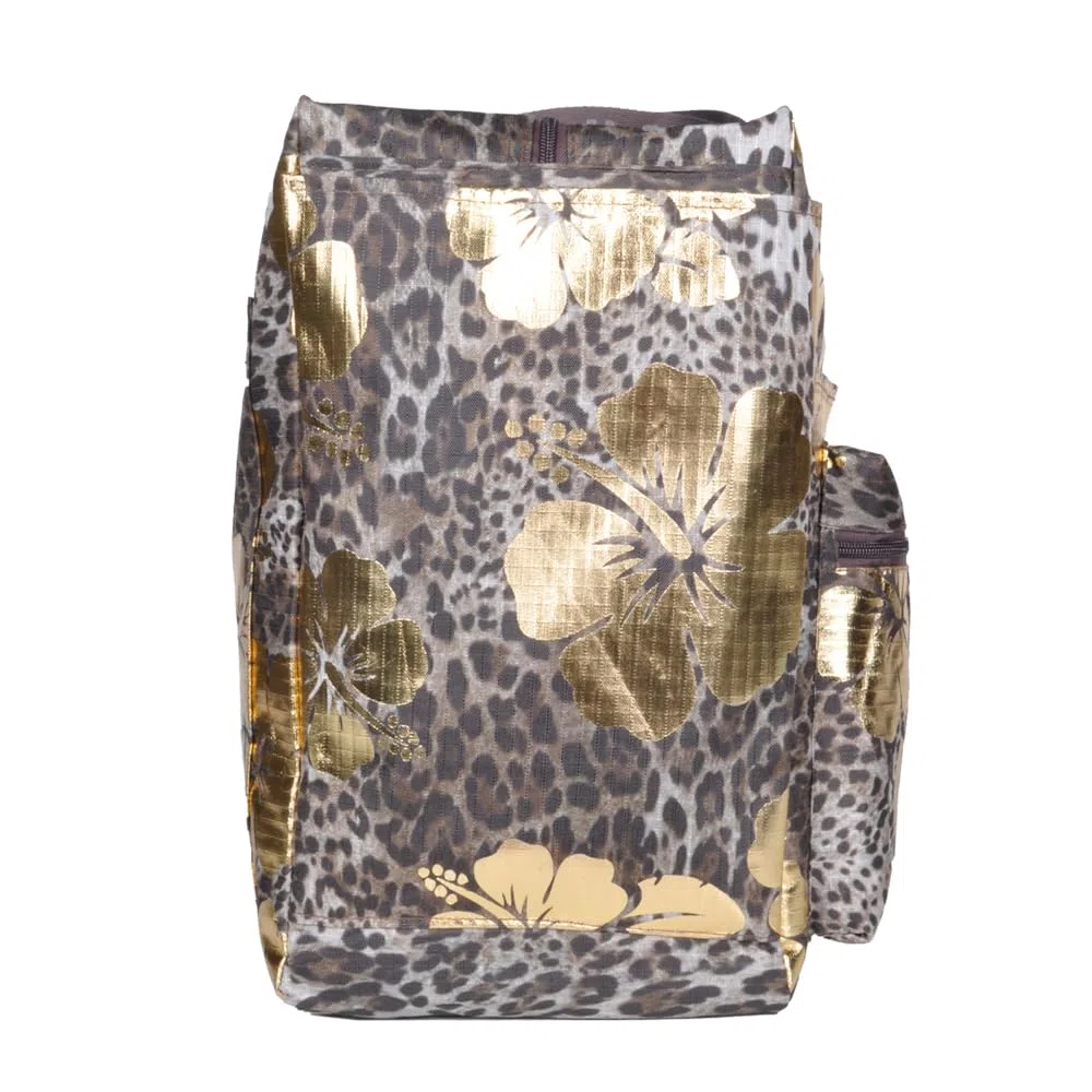 BORSA MARE QUADRATA MACULATA IBISCUS 100% PL AQUA DI MARE