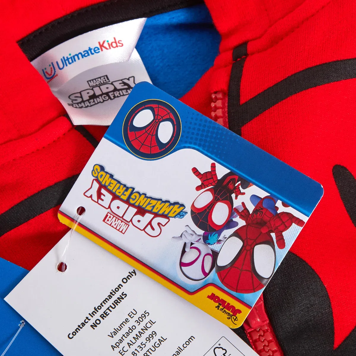 Bambini Spidey e i suoi incredibili amici felpa con cappuccio vestire giacche con zip Miles Morales Ghost Spider o Spidey