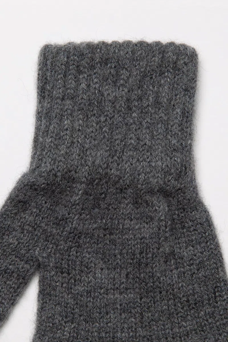 Guanti da dita a maglia in lana per bambini I caldi guanti invernali a doppio strato per ragazzi e ragazze 1-8 anni I comodi guanti morbidi di colore beige, rosa, grigio