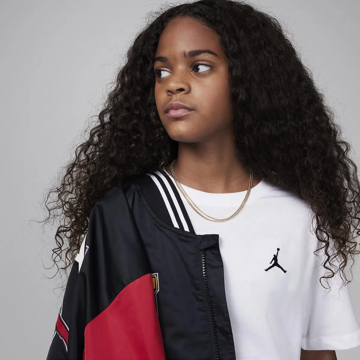 Nike Jdg MJ Brklyn Essentials SS Te Camice Medico Bambine e Ragazze