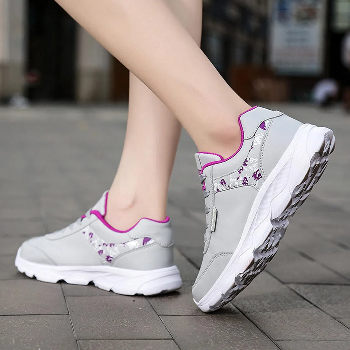 Scarpe da corsa da donna, casual, scarpe sportive invernali, traspiranti, da donna, per fitness, comode scarpe da corsa