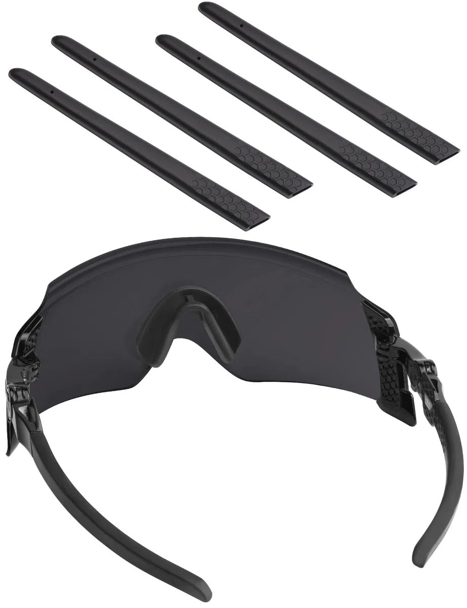 BlazerBuck Cuscinetti auricolari di ricambio per occhiali da sole Oakley Kato OO9455, nero e nero., 0