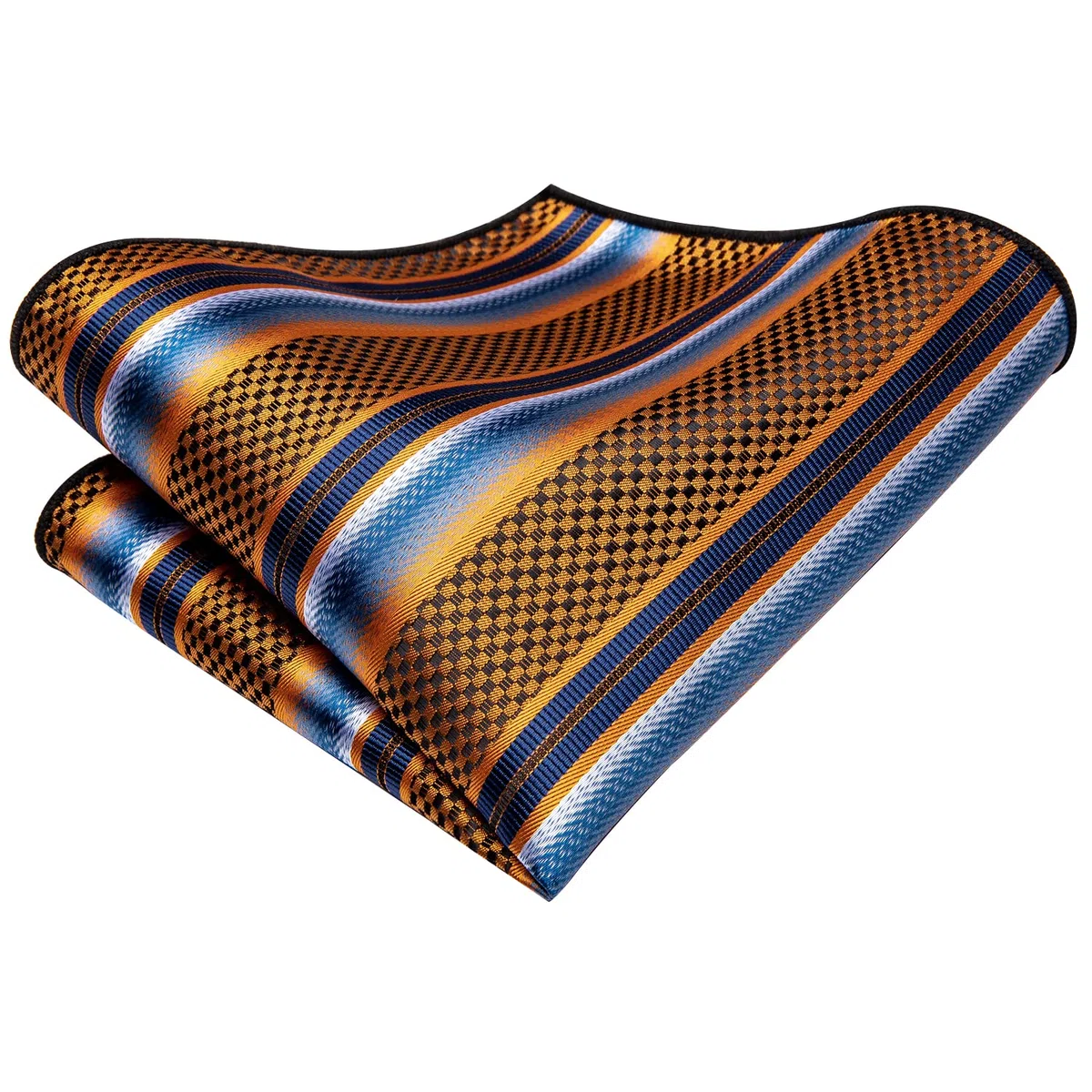 Hi-Tie Cravatte da uomo in seta formale tessuta cravatta tasca quadrata gemelli clip set per matrimonio lavoro