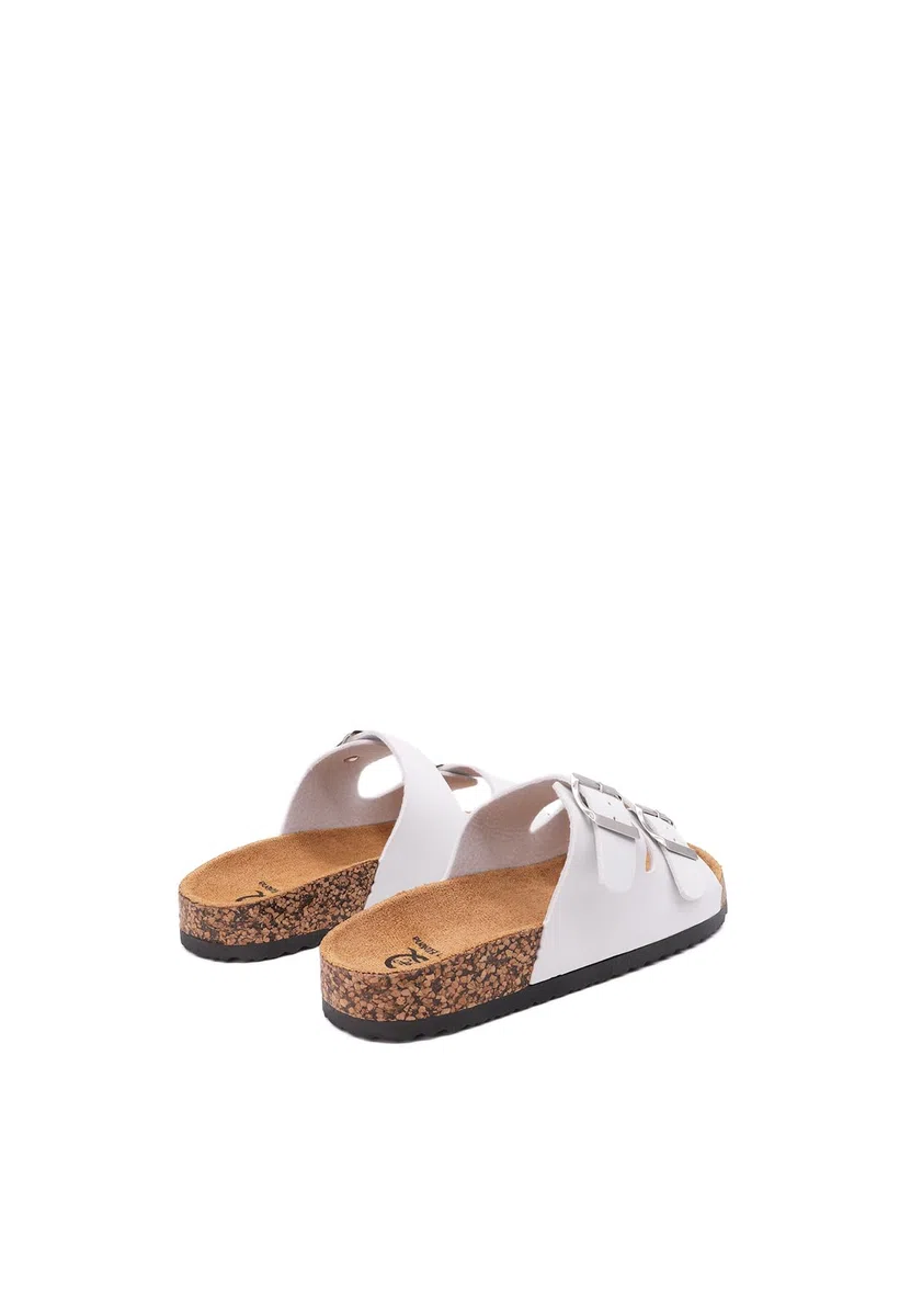 QUEEN HELENA Ciabatte con Fibbia con Zeppa Donna R244