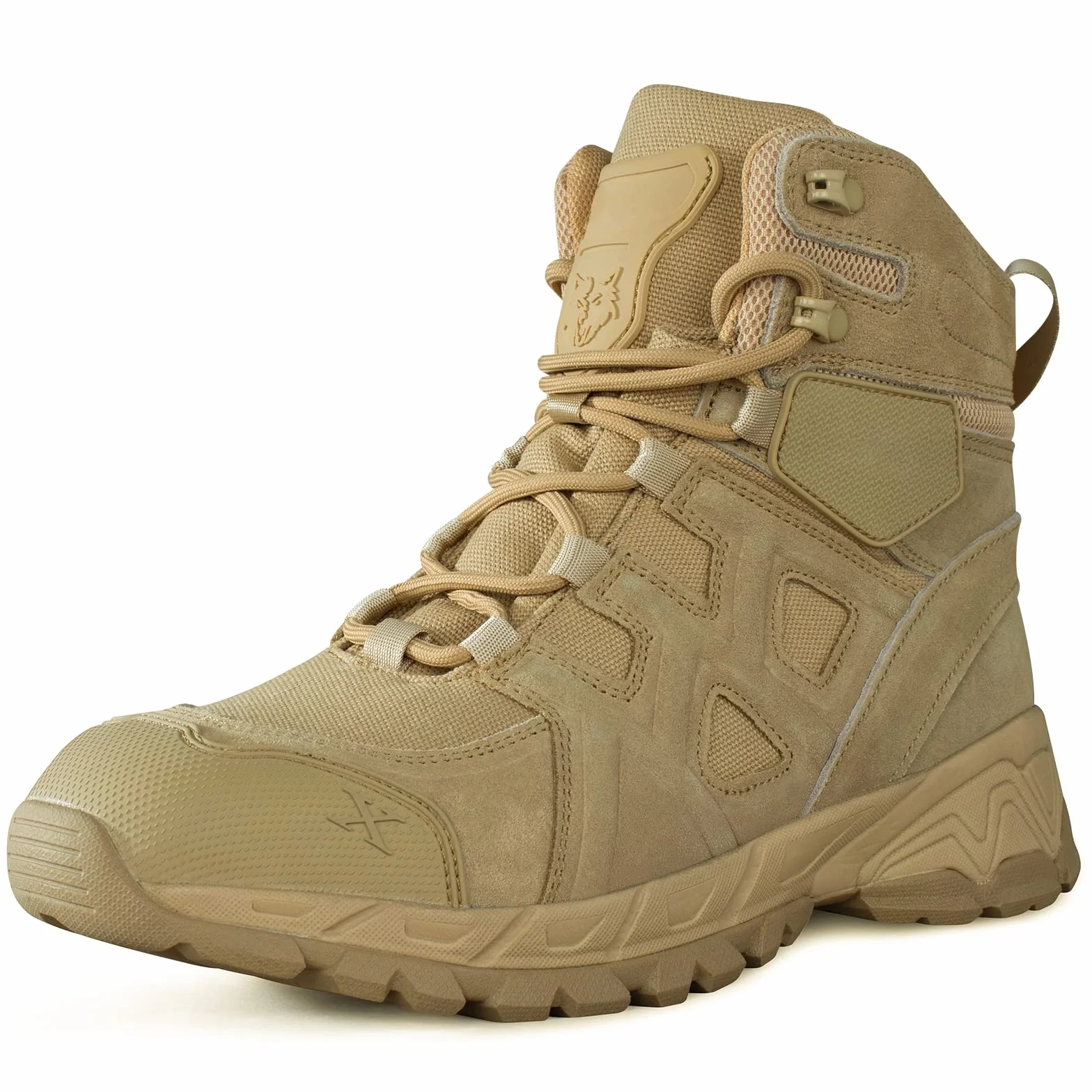 Anfibi Militari Uomo Leggeri Stivali Tattici Moto Lavoro Scarpa da Combattimento Deserto Uomo Traspiranti