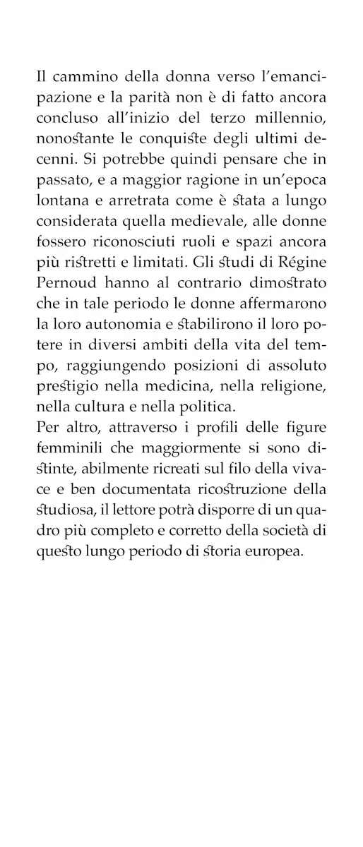 La donna al tempo delle cattedrali. Civiltà e cultura femminile nel Medioevo