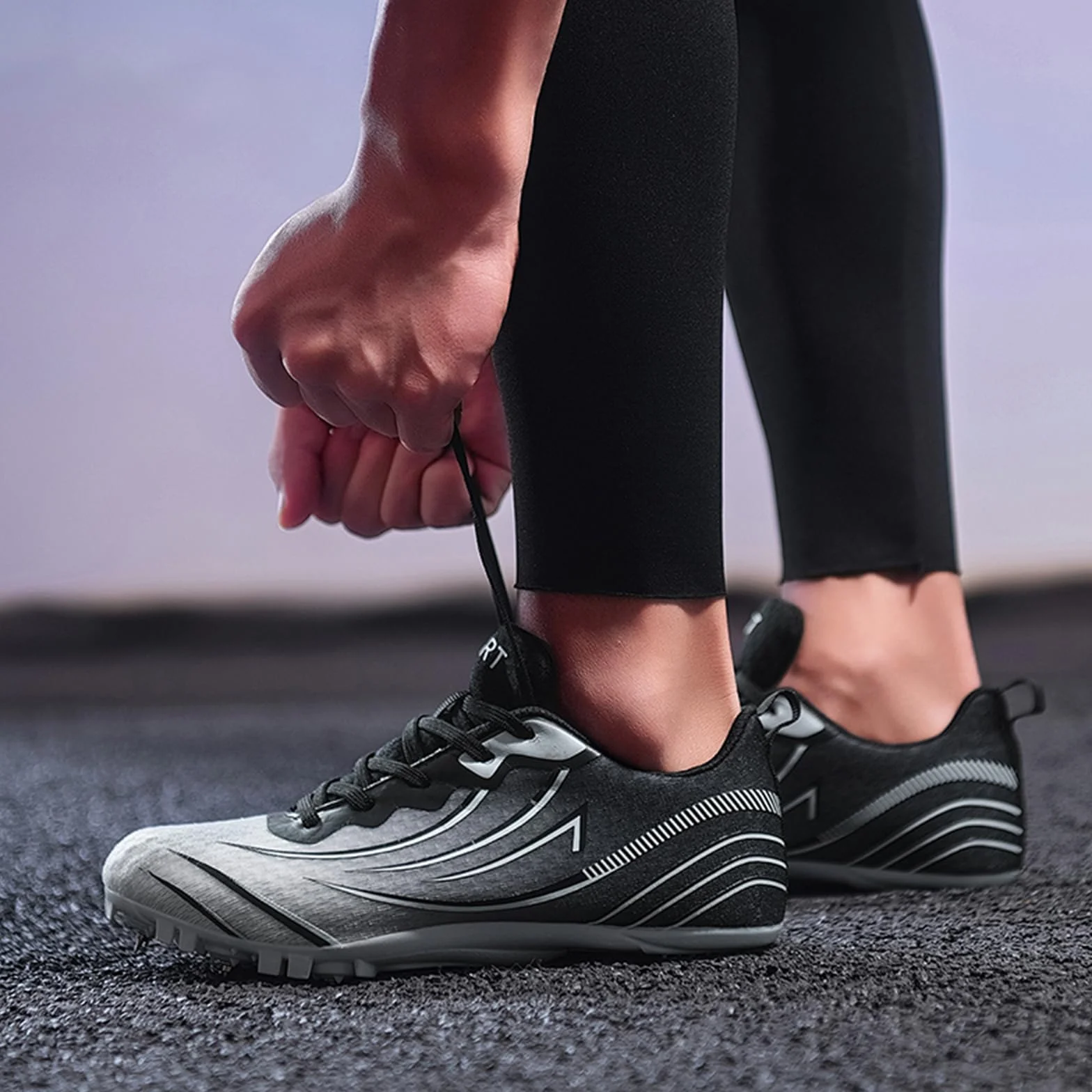 Scarpe Chiodate da Donna Scarpe da Corsa per Salto Veloce Atletica Leggera E da Pista