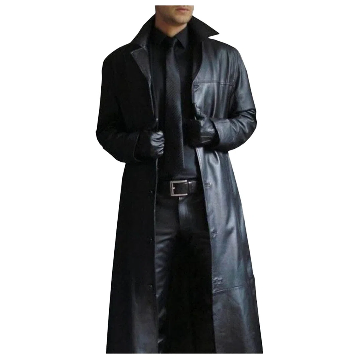 Cappotto lungo da uomo cappotto in pelle medievale doppio petto cappotto steampunk gotico giacca vintage vittoriana costume cosplay trench distressed cappotto da uomo grandi dimensioni