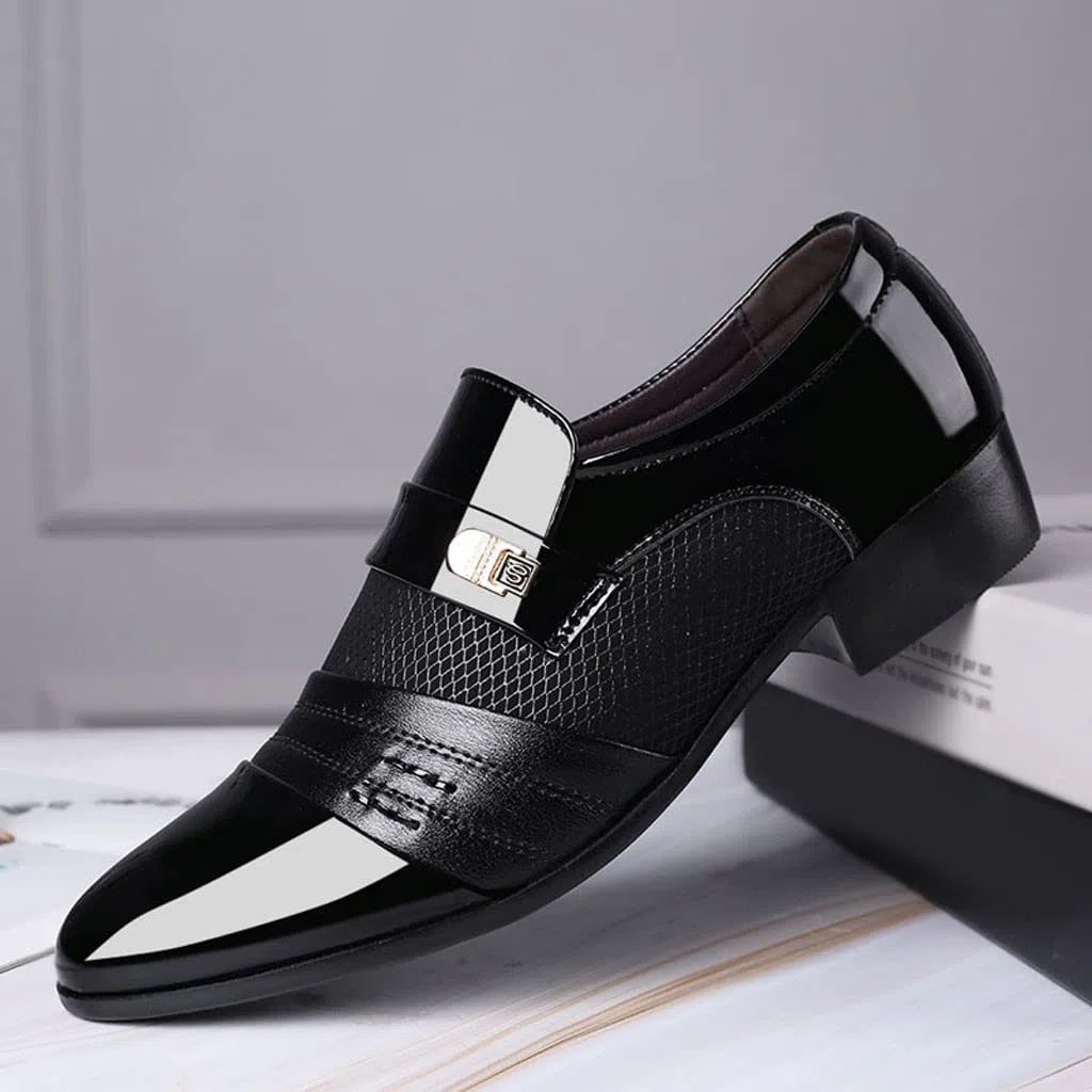 Scarpe da uomo in pelle, leggere, Oxford, in pelle, business, eleganti, da sposa, classiche, in vernice