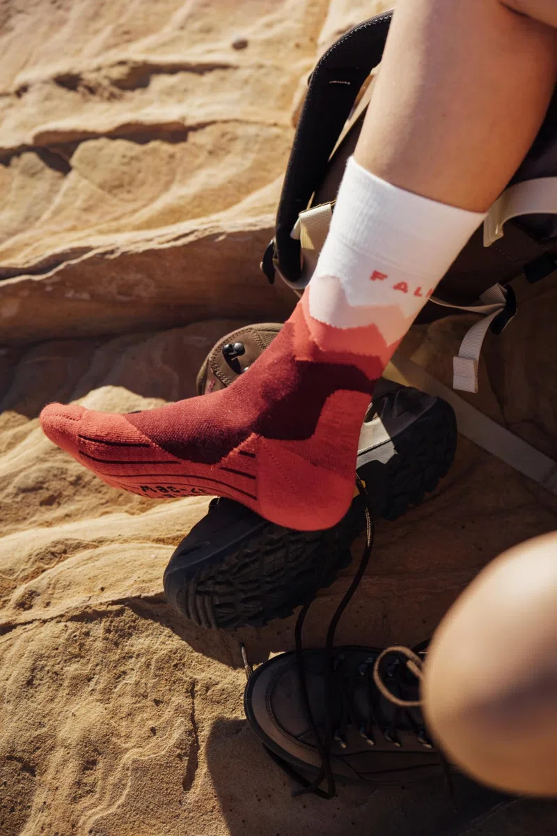 FALKE donna TK2 calzini da escursionismo traspiranti asciugatura rapida termoregolanti antiodore lana filo funzionale imbottitura media anti-vesciche calde calze da trekking termiche 1 paio