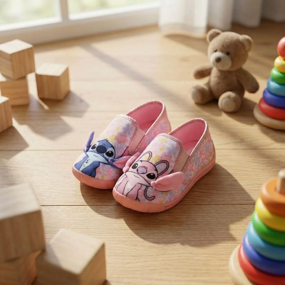 Leomil Lilo & Stitch Pantofole Female Ciabatte asilo Female, Adatte per la casa e la scuola materna