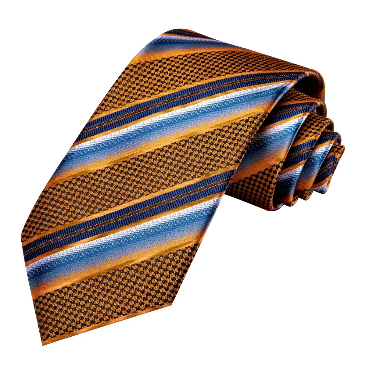 Hi-Tie Cravatte da uomo in seta formale tessuta cravatta tasca quadrata gemelli clip set per matrimonio lavoro
