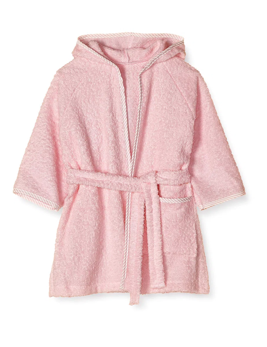 Italbaby Accappatoio Spugna per Neonati 6-18 Mesi Rosa - 550 g