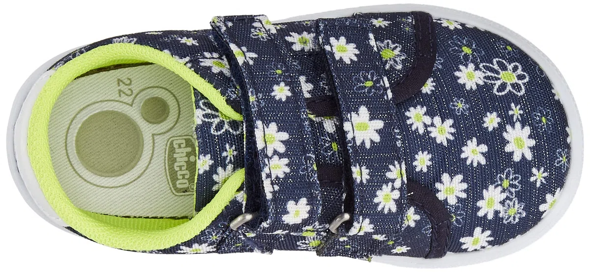 Chicco, Scarpe Bambina, Sneaker Bambina, con Chiusura con Doppio Strappo, Scarpe Bambine e Ragazze, Designed in Italy