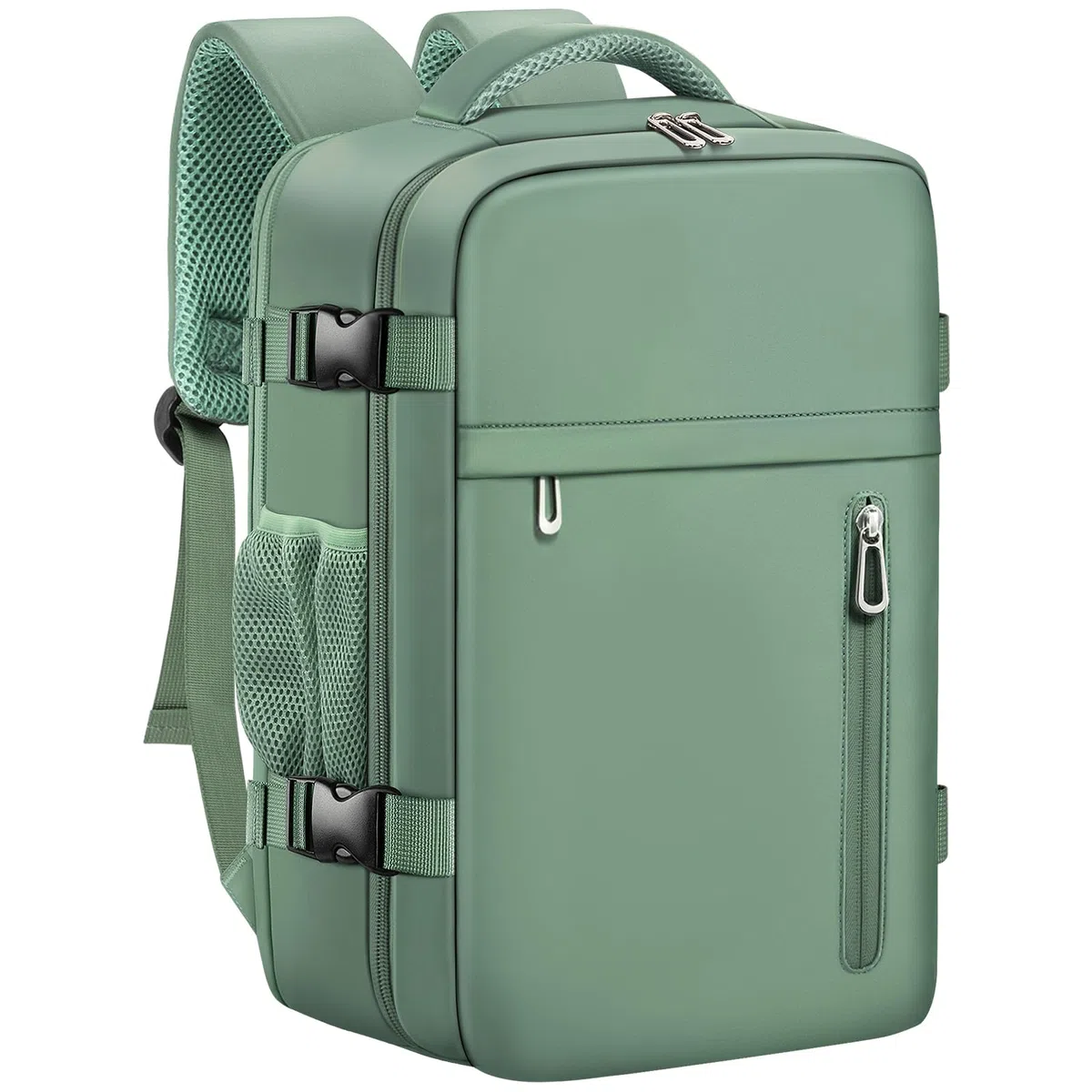 OTAHGK Zaino da Viaggio 40 × 30 × 20 per Ryanair, Bagaglio a Mano Sotto il Sedile Aereo Borsa da Cabina Voli Zaini Casual Valigia Ufficio Scolastico Lavoro Borse Adatto a Laptop da 14 pollici-Verde