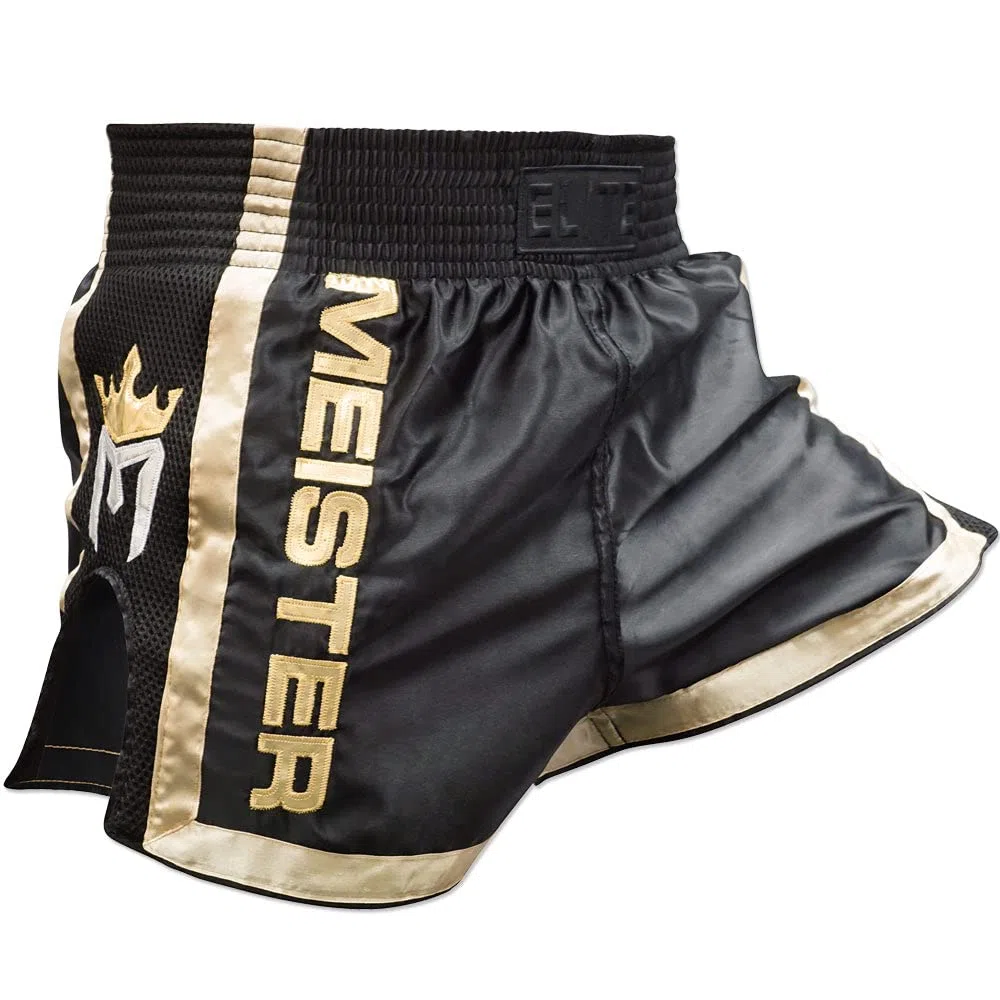 Meister - Meister Elite Muay Thai Shorts, Pantaloncini Thai Uomo