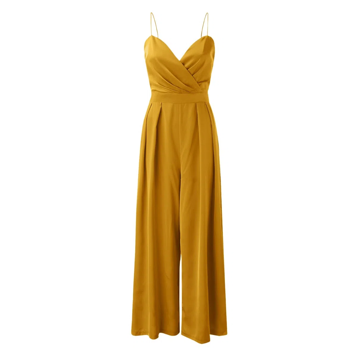 Tuta Donna Eleganti Curvy Pantaloni da Tuta da Donna Baggy Completo Senza Manica Scollo a V Vestito Con Tasche Tinta Unita Tute da Donne Elegante Cerimonia Playsuit Completi Lungo da Sera Interi