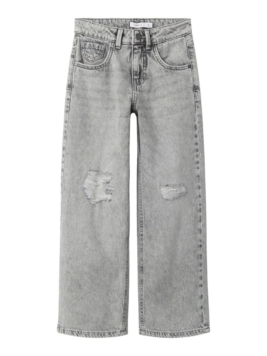 NAME IT - Nkfrose HW Wide Jeans 1411-te Noos, Jeans Larghi Bambine e Ragazze