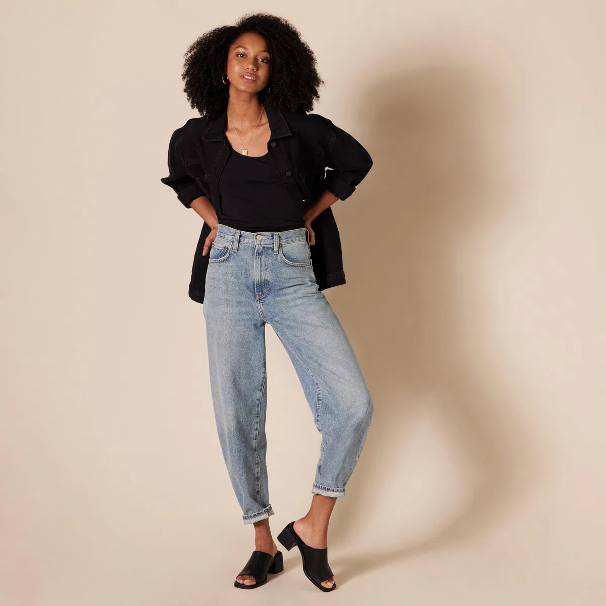 Amazon Essentials Donna Mule con Tacco a Blocco