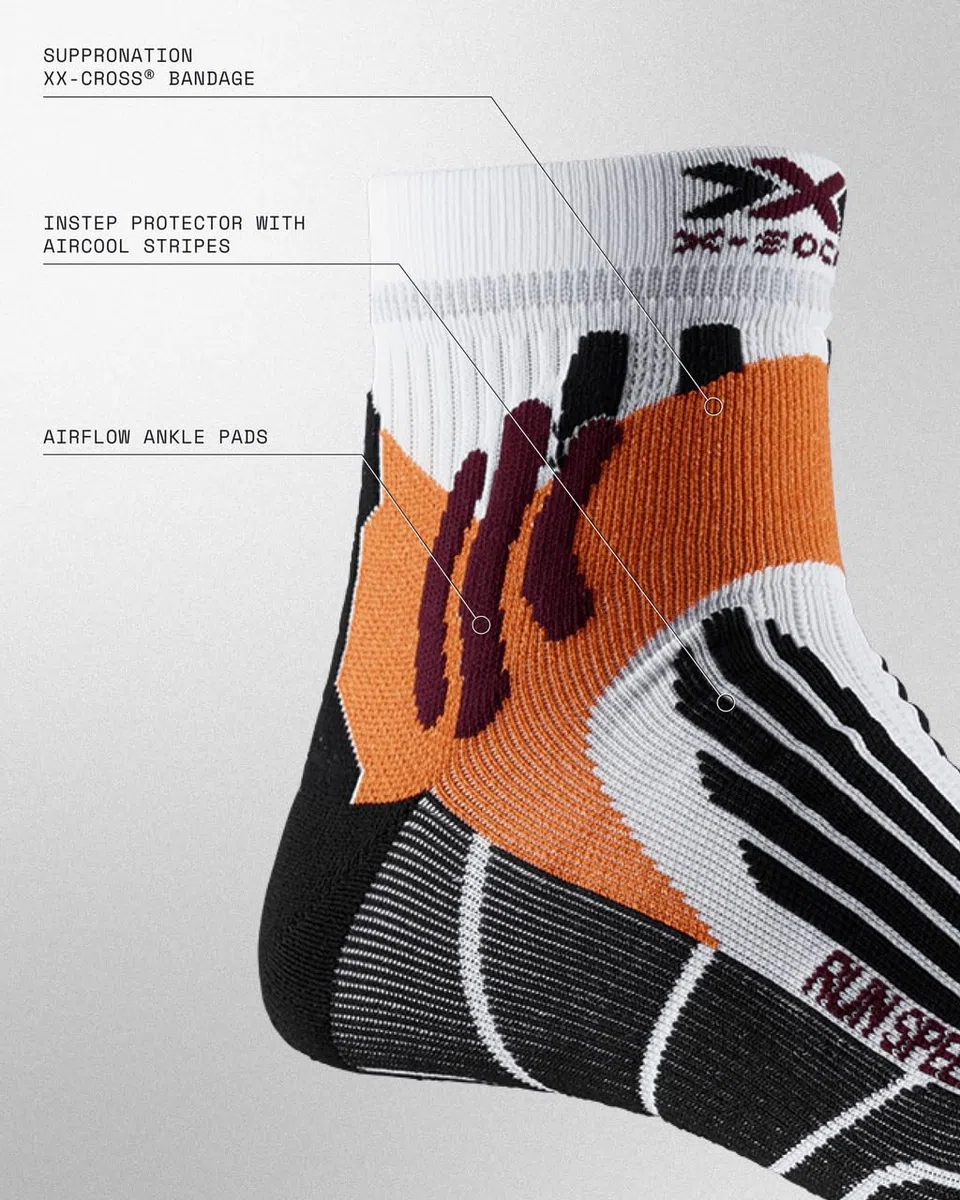 X-Socks Calzini da Corsa - Calze Running Uomo - Calze Running Donna - Super Performanti, Unisex – Adulto