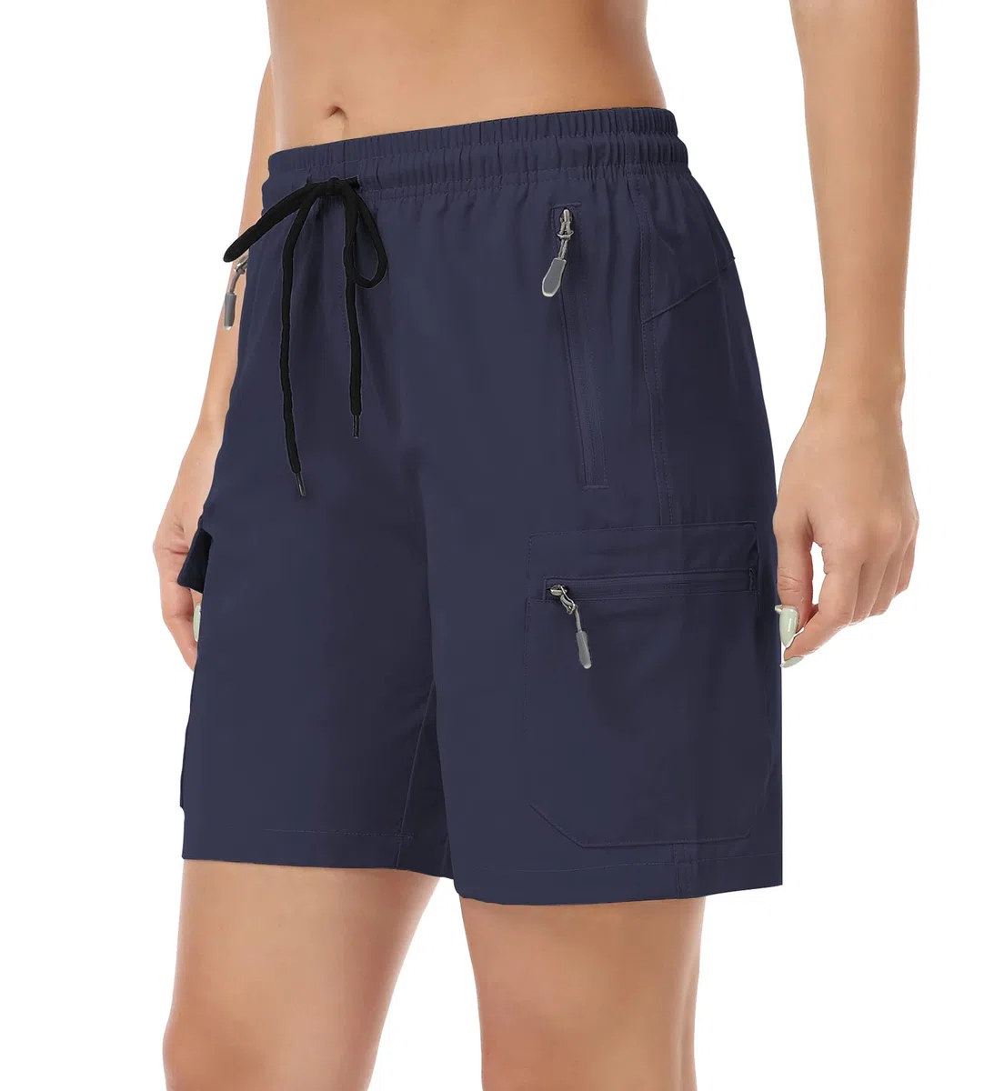 GymBrave Pantaloncini Trekking Donna Estivi Leggeri Cargo Asciugatura Rapida con Tasche Sportivi Outdoor e Viaggio