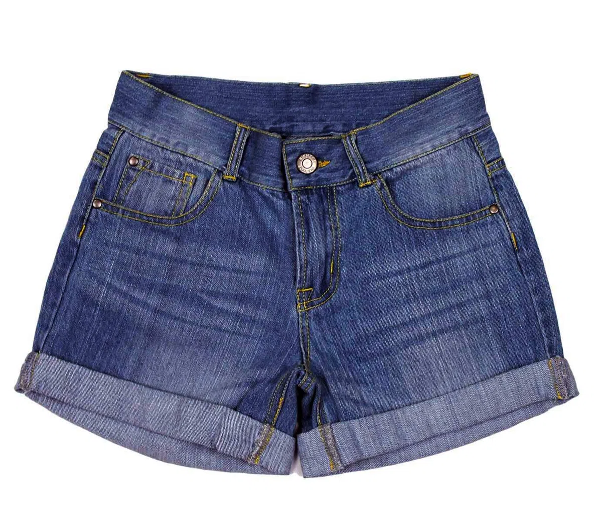 Bienzoe Ragazze Cotone Denim Pantaloncini