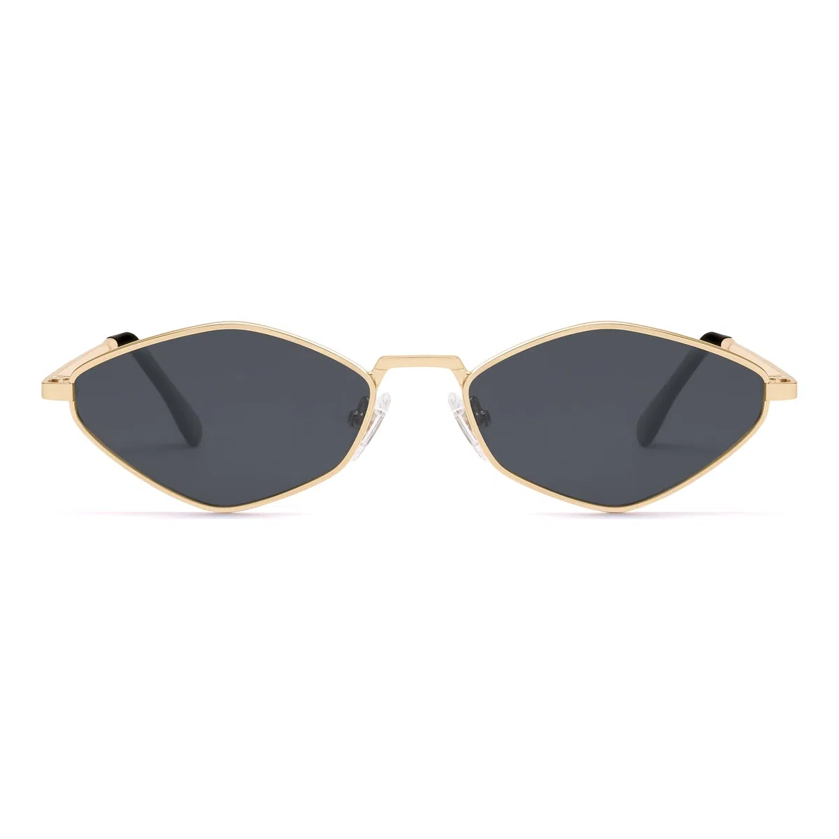 SOJOS Occhiali da Sole Moderni Piccoli Polarizzati Donna Uomo Vintage Stretti Design Irregolare UV400 SJ1233