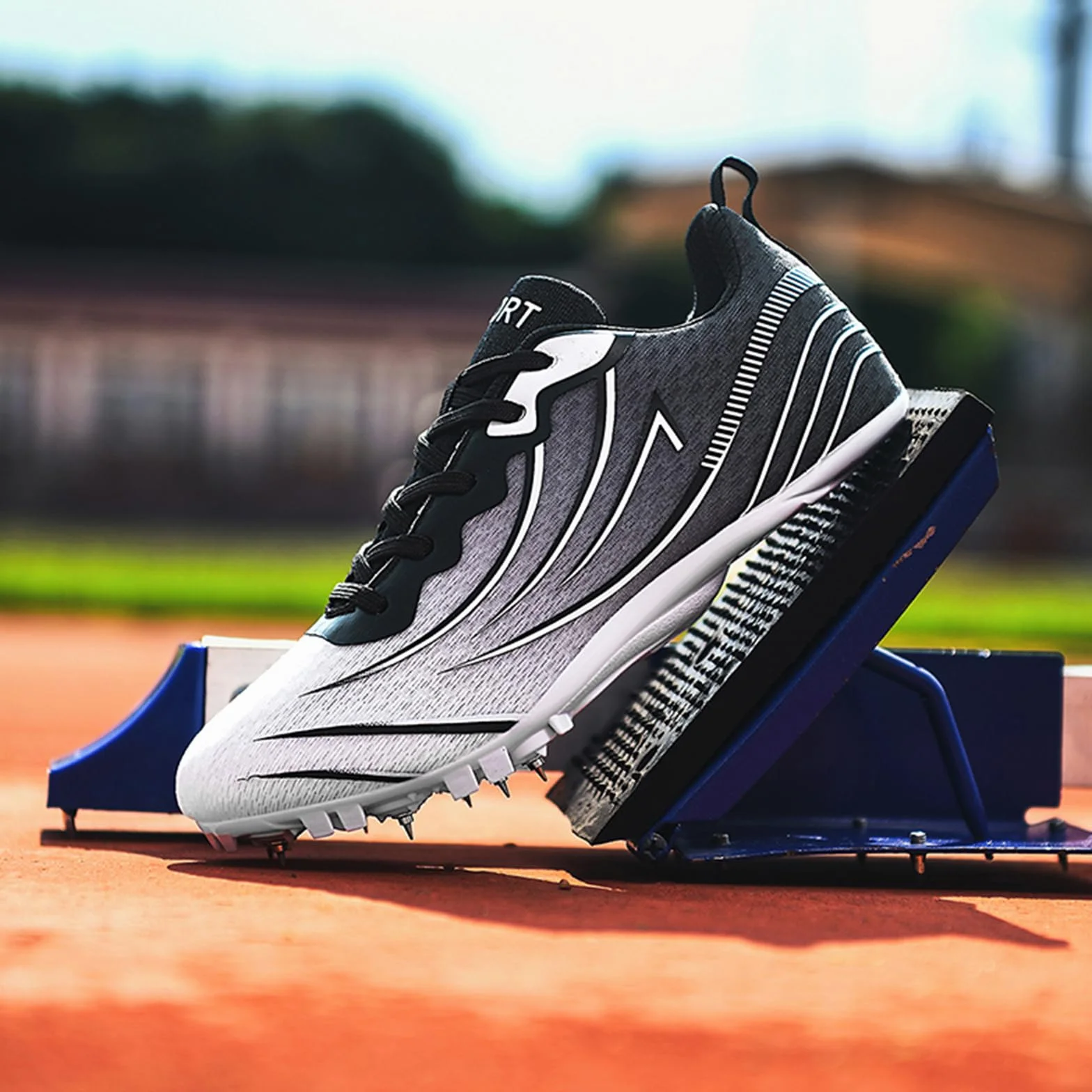 Scarpe Chiodate da Donna Scarpe da Corsa per Salto Veloce Atletica Leggera E da Pista