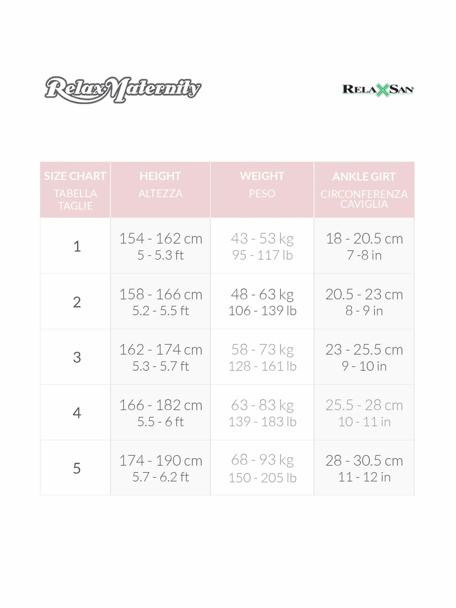 RelaxMaternity 891 Collant Premaman gravidanza 140 den compressione graduata 18-22 mmHg