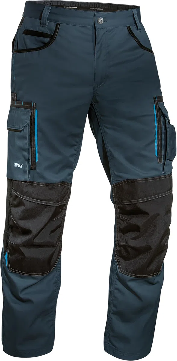 Uvex Pantaloni da Lavoro Tune-Up da Uomo Lunghi - Tasche per Ginocchia rinforzate in Cordura - Leggeri e Traspiranti