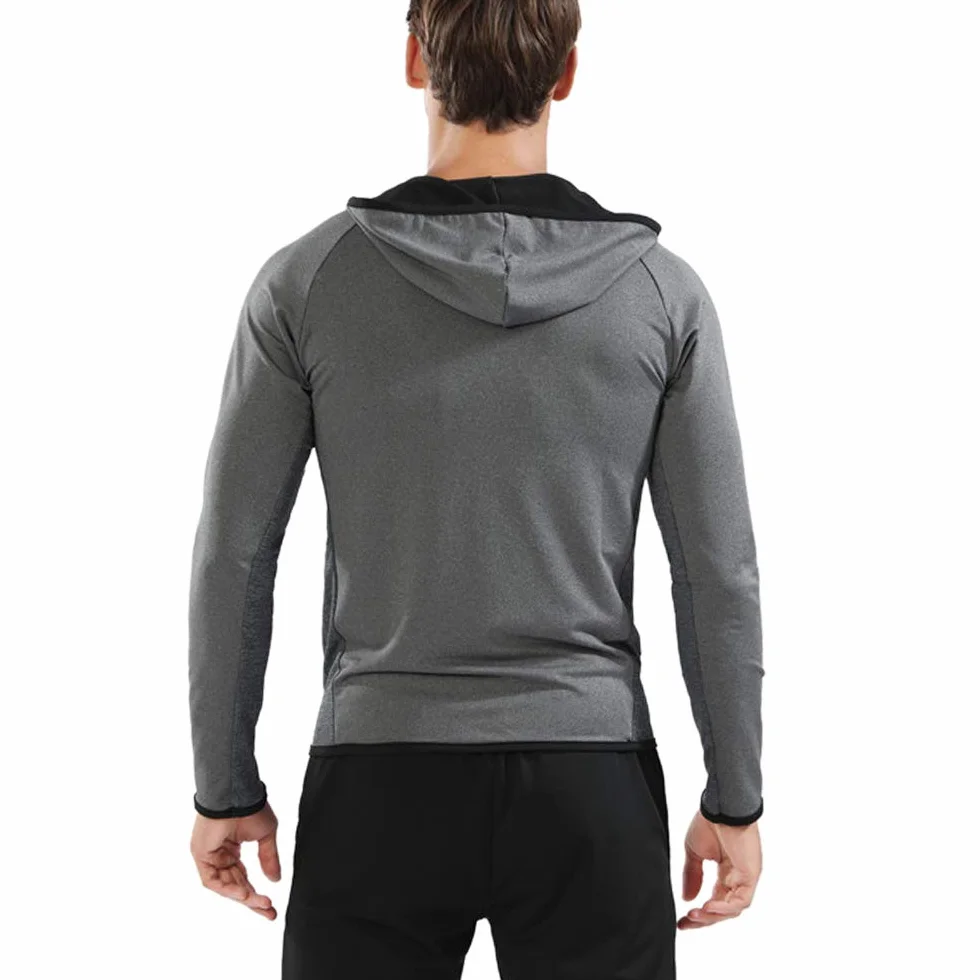 Muscle Alive Uomo Cerniera in Esecuzione Felpe con Cappuccio Sport Giacche Fitness Palestra Camicia Gli Sport Superiore
