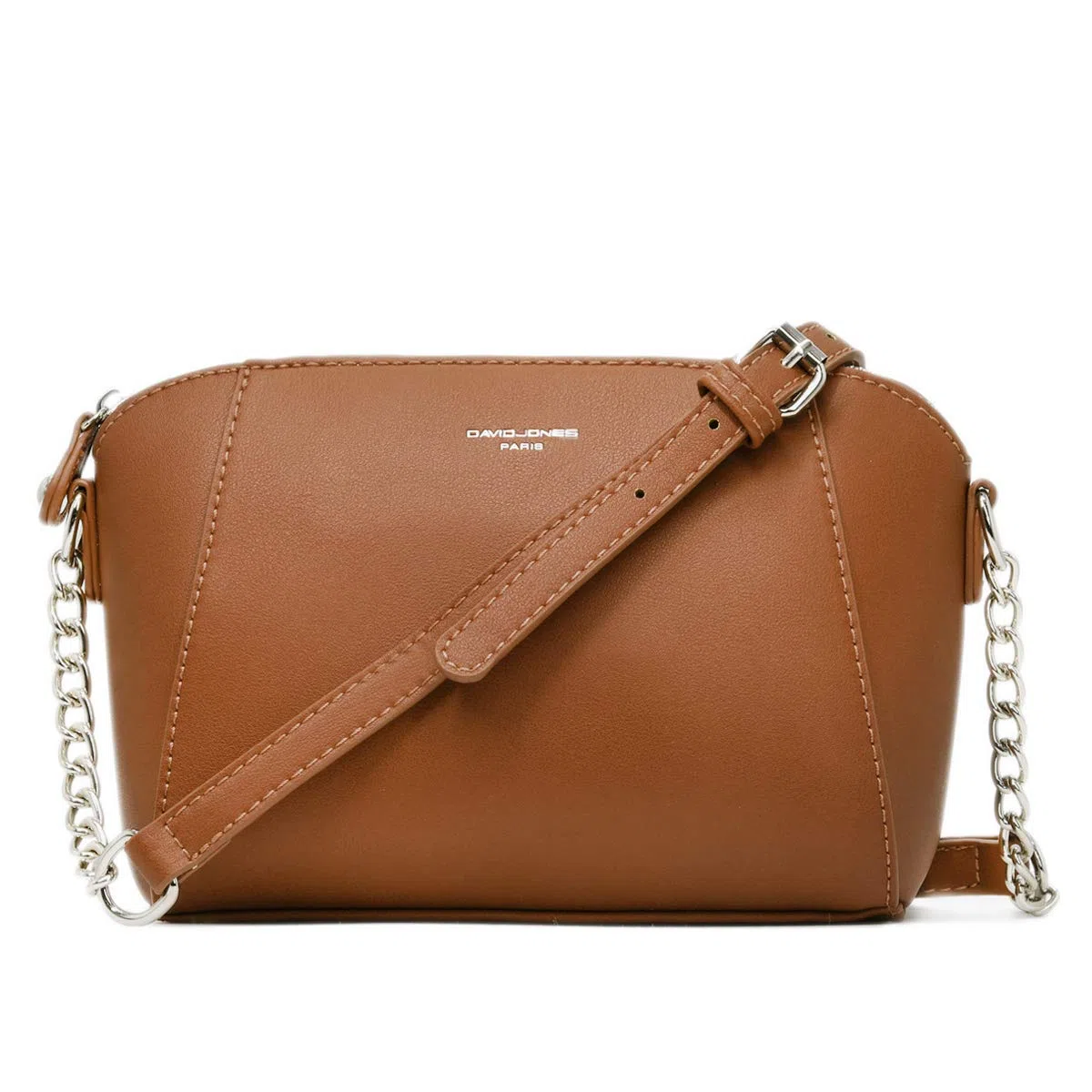 David Jones - Borsa Tracolla Piccola Donna - Borsa a Spalla Catena - Crossbody Messenger Bag PU Pelle - Borsetta Mano Borsello Sera Noche Clutch Pochette Elegante Moda Città Lavoro