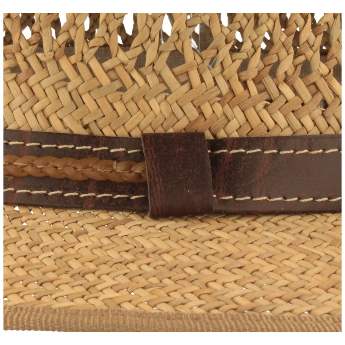 Breiter Cappello da Sole in Paglia Cappello Estivo Intrecciato a Mano in 100% Paglia – Bogart Leggero, Flessibile, Delicato sulla Pelle e Comodo – Naturale