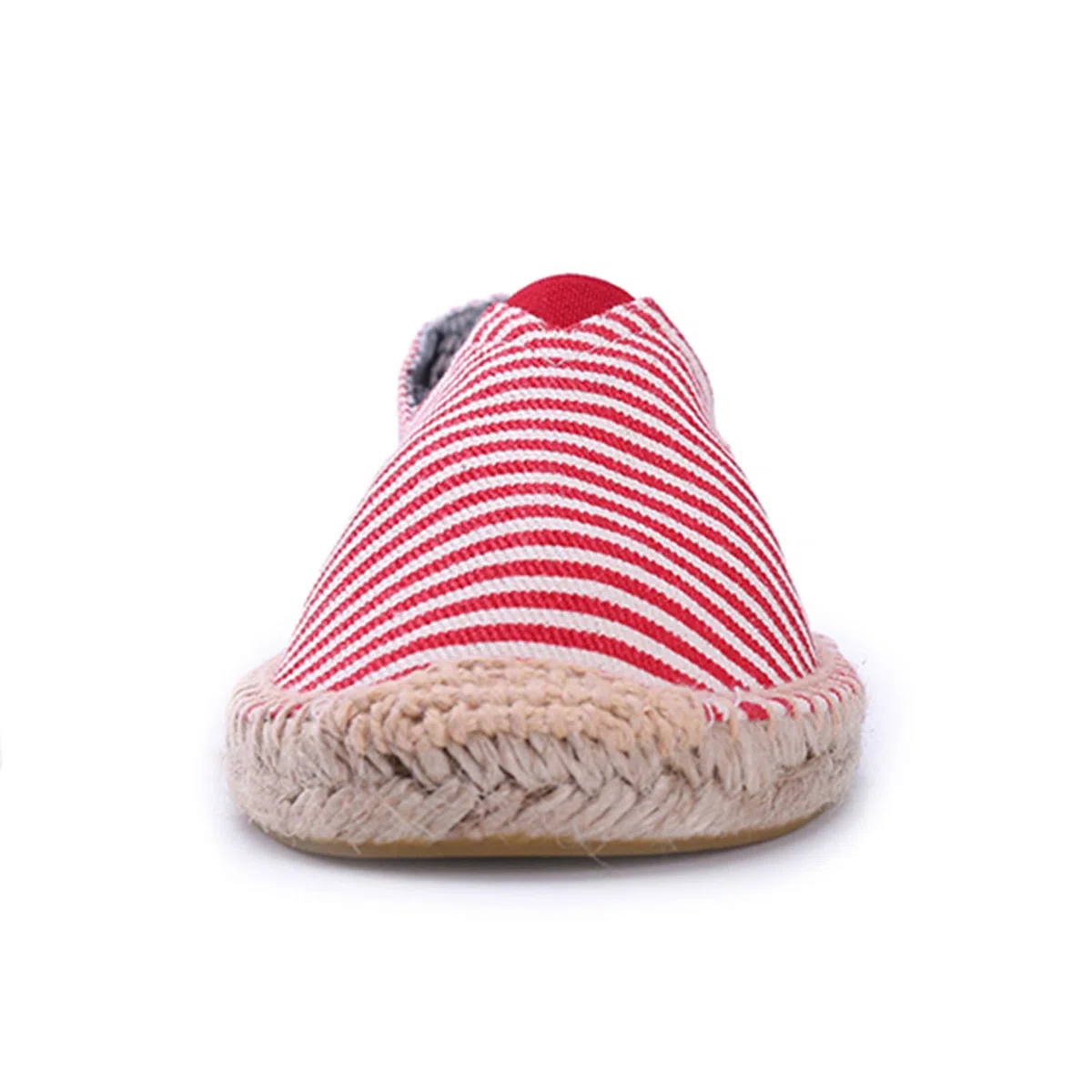 Donna Striscia Multicolore Piatto Espadrillas