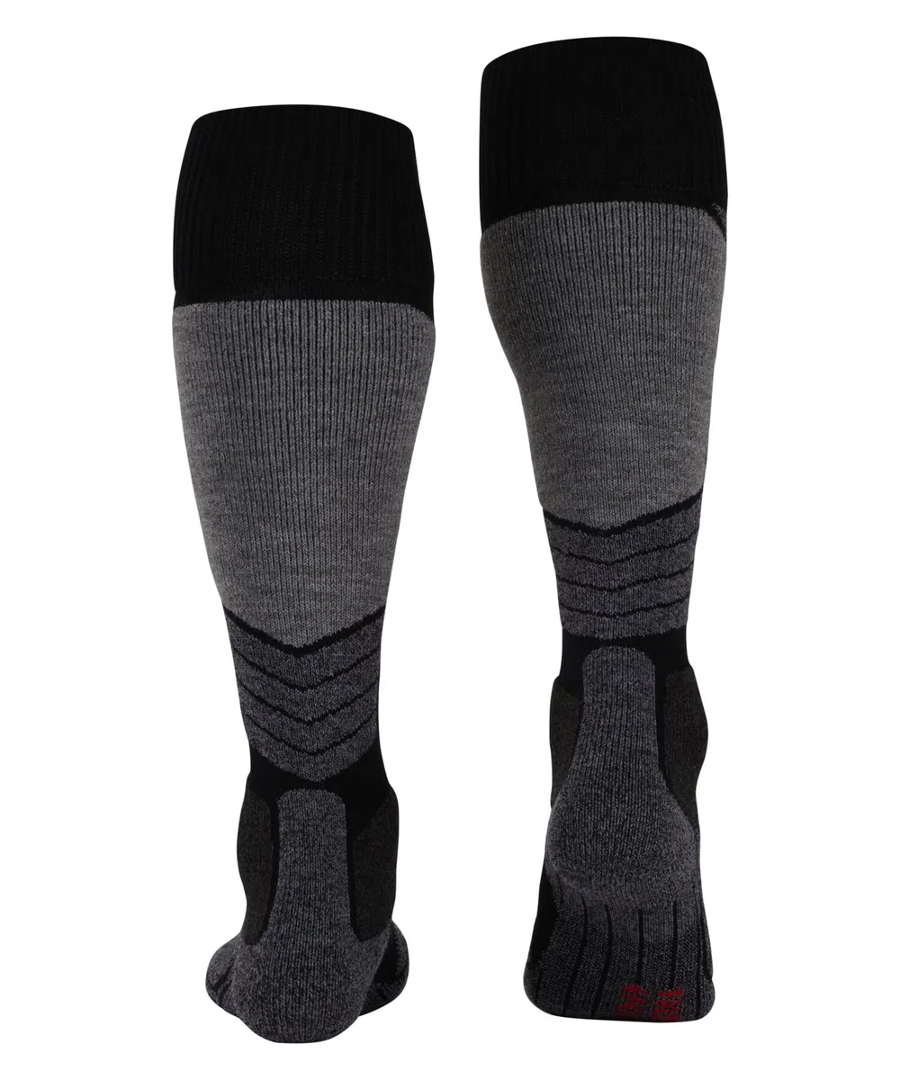 FALKE Uomo SK1 calzini da sci imbottitura extra-spessa protezione tibia antivesciche spessi caldi traspiranti asciugatura rapida termoregolanti antiodore lana filo funzionale 1 paio