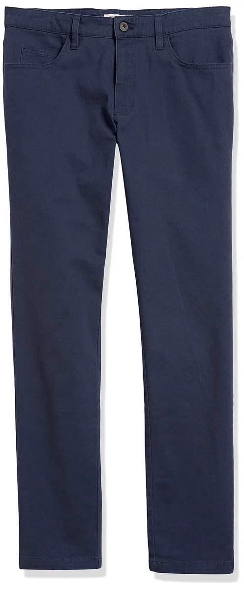Amazon Essentials Pantaloni Chino Elasticizzati Comodi a 5 tasche, Vestibilità Skinny Uomo