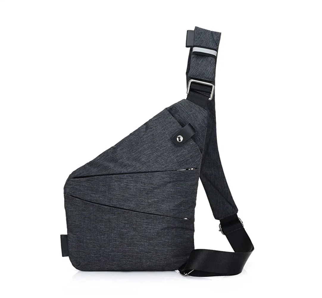 Sling Bag Crossbody Spalla Petto Zaino antifurto a ghigliottina, per Uomo Donna